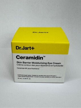 Dr. Jart Ceramidin Skin Barrier Moisturizing Eye Cream 15mL NEW EXP 04/2028